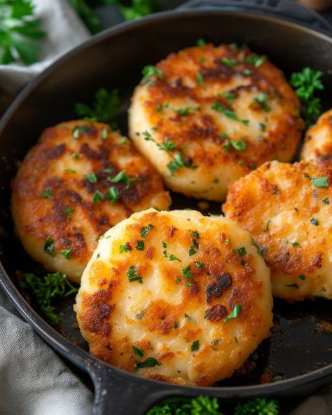 My Irish friend brought these over the other day and we couldn't stop raving about them! Irish Potato Pancakes, Irish Cooking, Irish Potatoes, Potato Recipes Side Dishes, Potato Cakes, Potato Side Dishes, Irish Recipes, Potato Dishes, Breakfast Brunch Recipes