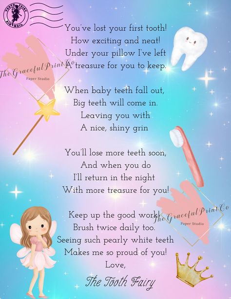 First Lost Tooth Ideas, Letter From The Tooth Fairy, Letter From Tooth Fairy First Tooth, Letters From Tooth Fairy, Note From Tooth Fairy First Tooth, Tooth Fairy Late Note, Letters From The Tooth Fairy, Tooth Fairy Notes On First Lost Tooth, Tooth Fairy Forgot To Come Letter