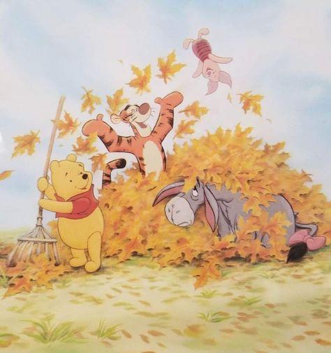 Winnie The Pooh Fall Background, Spooky Winnie The Pooh, Thanksgiving Winnie The Pooh, Autumn Winnie The Pooh, Fall Winnie The Pooh Wallpaper, Winnie The Pooh Fall Wallpaper, Peanuts Autumn, Winnie The Pooh Autumn, Fall Winnie The Pooh