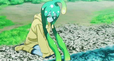 Monster Musume Suu, Wooper Pokemon, Monster Museum, Slimes Girl, Monster Girl Encyclopedia, Куклы American Girl, Monster Musume, Anime Monsters, Anime Gifs