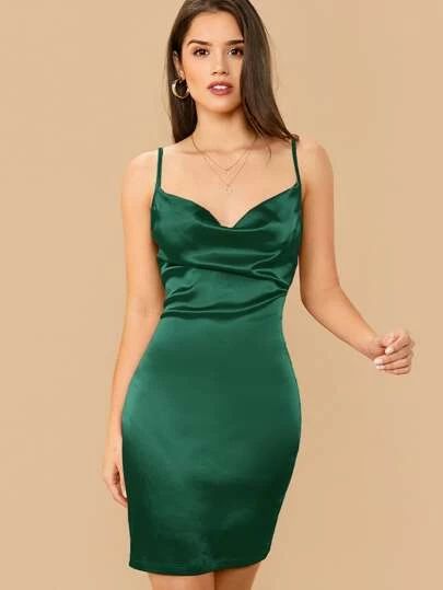 Women's Dresses | Trendy Fashion Dresses | SHEIN USA Satin Cami Dress, Striped Tunic Dress, Satin Cami, Shein Dress, Ribbed Knit Dress, Mini Dresses For Women, Ruffle Hem Dress, Satin Mini Dress, Hoco Dresses