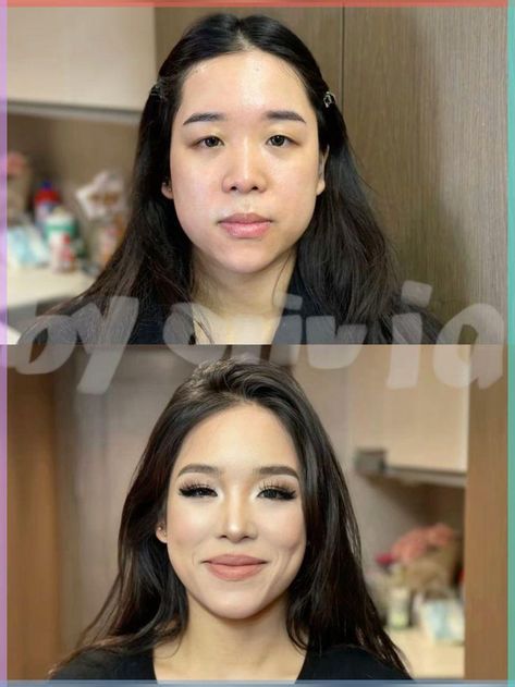 Before After Glow Up, Before And After Glow Up, Glow Up Transformation Before And After, Glow Ups Before And After, Glow Up Before And After, Before And After Makeup Transformation, Slim Your Face, Flawless Makeup Tutorial, Amazing Makeup Transformation