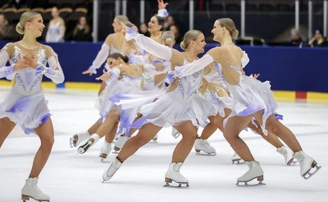 Synchronized Skating, Skating Aesthetic, Figure Skating, Skating