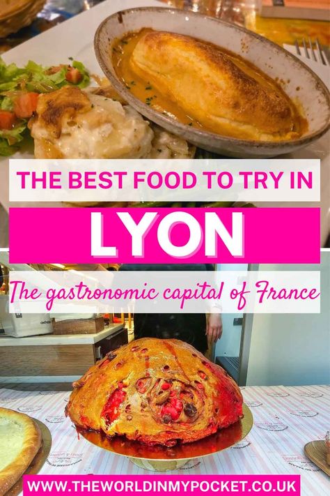 What to Eat in Lyon – The Traditional Lyonnaise Cuisine - The World in My Pocket France Food, Traditional Dishes, Travel France, Lyon France, Food Tour, Cheap Eats, Best Dishes, What To Eat, Travel Board