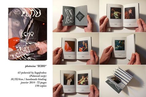 Photozine "ECHO" | Flickr: Intercambio de fotos Photography Journal, Library Inspiration, Print Layout, Paper Sculpture, Book Photography, Book Making, Editorial Design, Photo Book, Paper Art