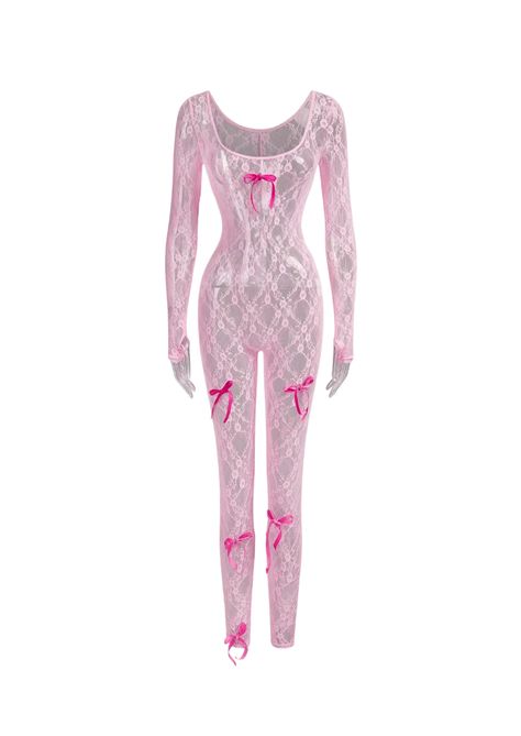 Lace Birthday Outfit, Lace Jumpsuit Outfit, Y2k Jumpsuit, Pink Lace Jumpsuit, Pink Jumpsuits Outfit, Lace Bodysuit Outfit, Bow Jumpsuit, Lace Outfits, Birthday 2023