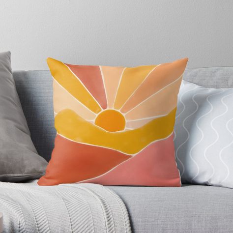 Get my art printed on awesome products. Support me at Redbubble #RBandME: https://www.redbubble.com/i/throw-pillow/Wonderful-Sunset-Boho-by-trajeado14/69971895.5X2YF?asc=u Boho Throws, Boho Throw Pillows, Diy Pillows, Boho Pillow, Boho Pillows, A Pillow, Pillow Sale, Bed Pillows, My Art