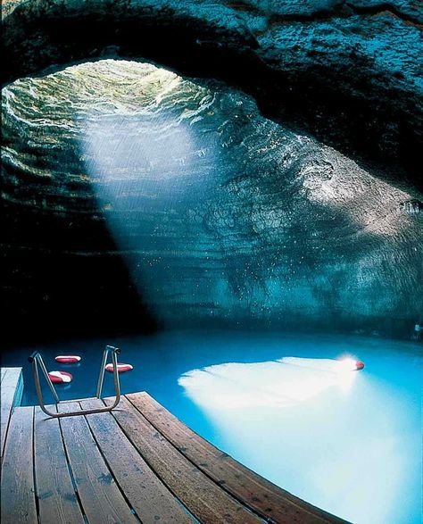 Homestead Crater, Utah, where the swim scene from 127 hours was filmed.  I WILL be here someday :) Midway Utah, Underground Pool, Magic Places, Hot Spring, To Infinity And Beyond, Cool Pools, Pretty Places, Oh The Places Youll Go, Places Around The World