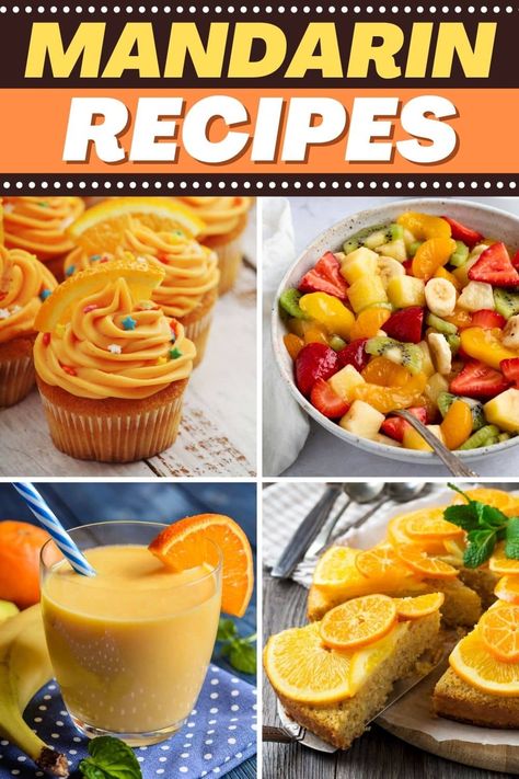 Mandarin Recipes, Recipes With Mandarin Oranges, Orange Cream Popsicles, Mandarine Recipes, Spanish Soup, Mandarin Oranges, Light Salad, Fruit Pizza, Unprocessed Food