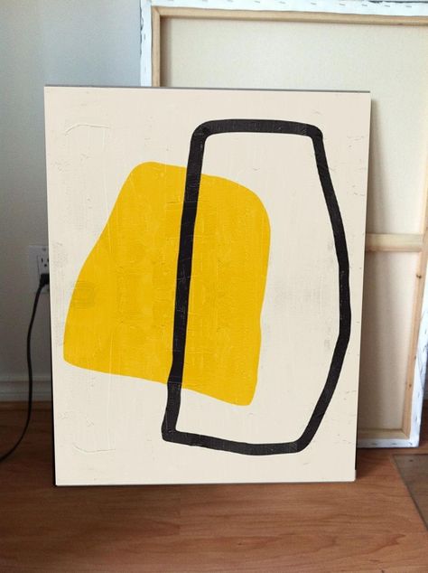 Geometric Abstract Painting Yellow Geometric Canvas Painting | Etsy Yellow Living Room Decor, Yellow Abstract Art, Geometric Abstract Painting, Canvas Painting For Living Room, Yellow Canvas Art, Modern Abstract Art Geometric, Wall Art Yellow, Painting Yellow, Large Abstract Wall Art