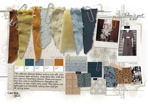 Fabric Inspiration Board, Fashion Design Moodboard Inspiration, Fabric Moodboard Fashion, Silhouette Board Fashion, Fashion Designer Mood Board, Fabric Board Fashion, Colour Board Fashion Portfolio, Fabric Board Fashion Portfolio, Client Board Fashion Design