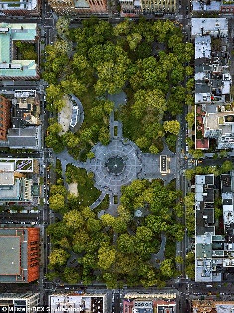 New York City Skyline, Aerial Images, Washington Square Park, Urban Park, Washington Square, New York Street, Green Space, Site Plan, Drone Photography