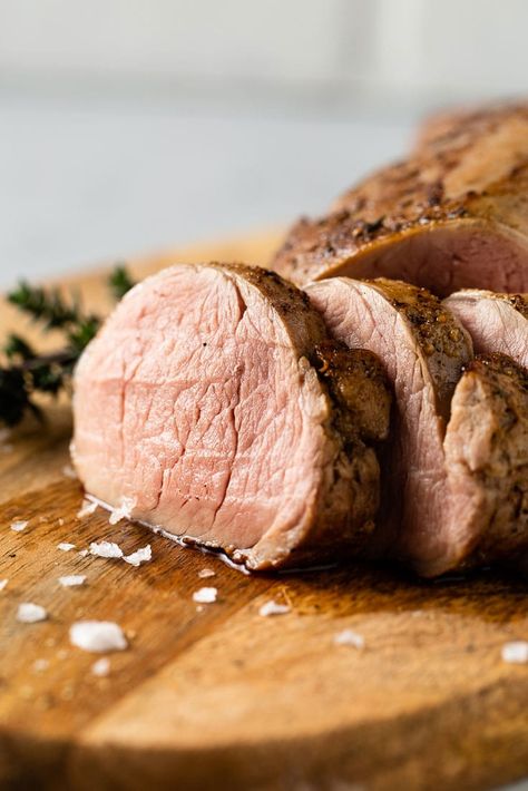 Sous Vide Pork Tenderloin Recipe Healthy Chicken Casseroles, Pork Tenderloin Sous Vide, Sous Vide Pork Loin, Sous Vide Pork Tenderloin, Chicken Sous Vide, Steak Sous Vide, Sous Vide Dessert, Sous Vide Pork Chops, Wedding Meals