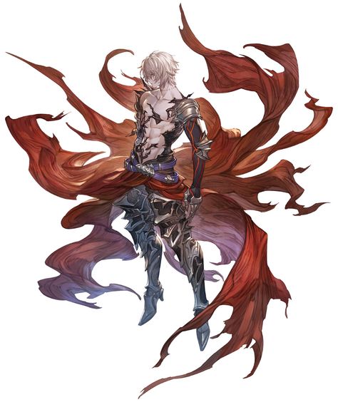 Lucilius Art - Granblue Fantasy Versus: Rising Art Gallery Granblue Fantasy Versus, Boss Character, Anime Boy Hair, Rise Art, Character References, D&d Dungeons And Dragons, Anime Artwork Wallpaper, Game Character Design, Anime Oc