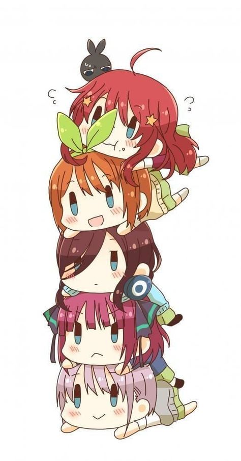 Quintessential Quintuplets, 다크 판타지, Anime Wallpaper Phone, 5 Anime, Chibi Characters, Cute Anime Chibi, Kawaii Chibi, Cute Anime Wallpaper, Cute Chibi