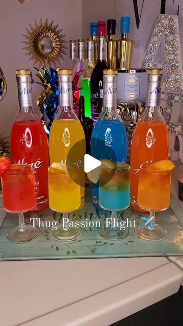 Tiara Miles-Bolden on Instagram: "Thug Passion Flight ✈️" Thug Passion Drink, Drink Mixes, Mixed Drinks, Tiara, Flight, On Instagram, Quick Saves, Instagram