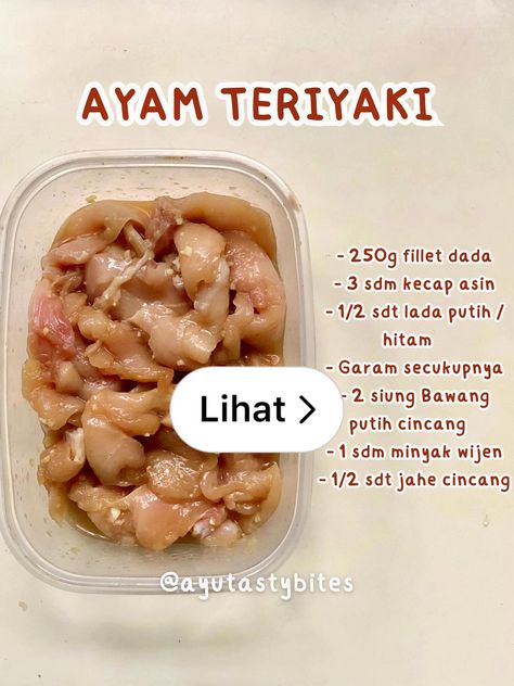 Ayam Teriyaki, Meal Prep, Food And Drink