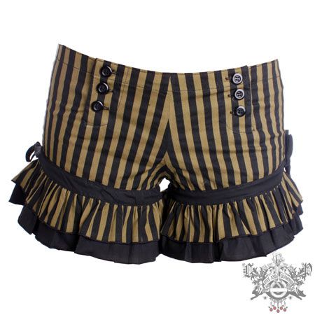 I love these so much! I tried on a small at Tribal Revolution, but they were still too big :( Army Shorts, Mode Steampunk, Jeanne Lanvin, Bloomers Shorts, Victorian Steampunk, Steampunk Clothing, Wild Card, Steam Punk, Steampunk Fashion