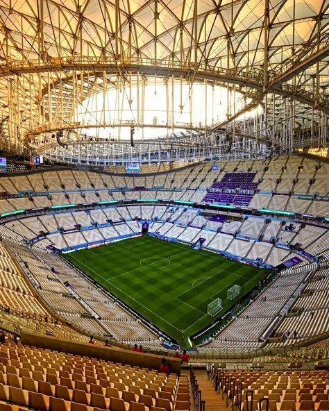 Lusail Stadium, School Building Design, Stadium Architecture, Stadium Design, Gym Room, Eastern Cape, Field Of Dreams, Football Stadiums, Training Center