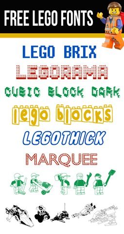 Free Lego Fonts. This blog has instructions for downloading fonts onto your computer and how to protect yourself from executable files. Lego Font, Computer Font, Scrapbook Fonts, Silhouette Fonts, Pretty Writing, Free Lego, Big Moon, Lego Birthday Party, Lego Craft