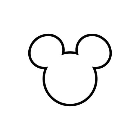 Mickey Ears Silhouette, Mickey Mouse Head Outline, Mickey Head Silhouette, Mickey Head Outline, Mickey Mouse Outline Tattoo, Mickey Head Tattoo, Mickey Mouse Head Template, Mickey Mouse Outline, Mickey Mouse Clipart