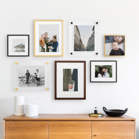 Photo Wall Layout, Big Artwork, Family Gallery Wall, Gallery Wall Layout, Unique Gallery Wall, Family Photo Wall, Artifact Uprising, Photo Wall Gallery, Gallery Wall Inspiration