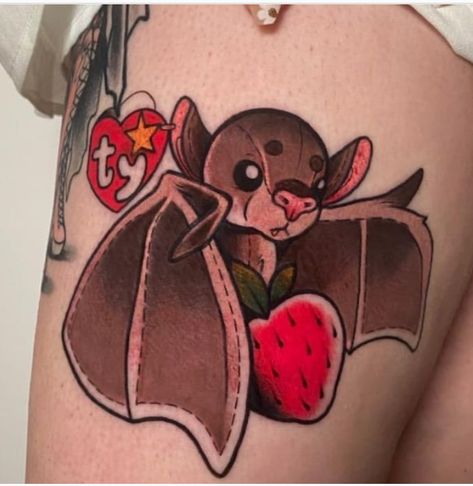 Traditional Tattoo Flash Art, Baby Tattoo, Funky Tattoos, Bat Tattoo, Kawaii Tattoo, Cute Little Tattoos, Minimalist Tattoos, Smart Auto, Baby Tattoos