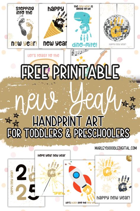 Celebrate the New Year with 10 fun and free handprint art printables for kids! Designs include fireworks, dinosaurs, sparklers, 2025, guitars, and more. Perfect for toddlers, preschoolers, and elementary kids, these easy crafts are great for New Year’s Eve or January activities. Download your free printables and create memorable keepsakes with your little ones today! Nye Craft Toddler, Happy New Year Handprint Art, Happy New Year Arts And Crafts For Kids, New Years Craft For Preschoolers, New Years Activity Preschool, New Years Eve Activities For Preschool, Happy New Year Activities For Preschool, Easy New Years Crafts For Toddlers, New Years Infant Crafts