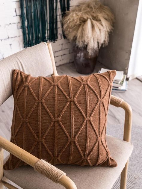 Cover For Sofa, Geometric Cushions, Sofa Cushion Covers, Coffee Brown, Couches Living Room, Soft Pillows, Decorative Pillow Covers, Cushions On Sofa, Pillow Cushion