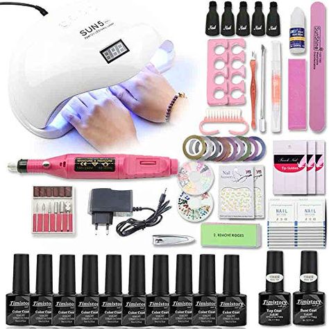 Pro Nails, Acrylic Nail Supplies, Bionic Design, Best Press On Nails, Nail Polish Gift, Makeup Kit For Kids, Kit Manicure, Professional Manicure, Nail Drills