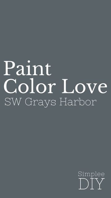 Sherwin Williams Grays Harbour, Gray Harbor Sherwin Williams, Deep Navy Paint Colors, Sherwin Williams Grays Harbor, Greys Harbor Sherwin Williams, Grays Harbor Sherwin Williams, Sherwin Williams Gray Blue Paint Colors, Sherwin Williams Navy, Lake House Paint Colors