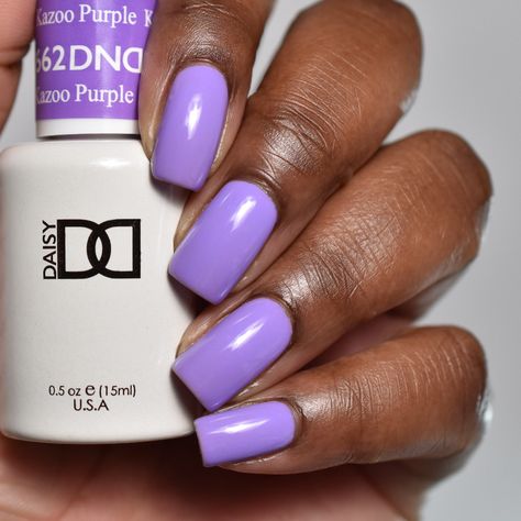 Dnd Purple, Dnd Gel Nail Polish, Band Nails, Builder Gel Nails, Dnd Gel Polish, Weak Nails, Purple Nail Polish, Purple Nail, Essie Nail Polish