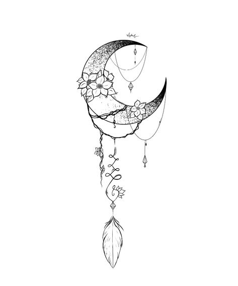 One of my first tattoo designs :D if used plz give credit Dreamcatcher Tatoos, Dreamcatcher Tattoo Designs For Women, Moon Dreamcatcher Tattoo, Small Dreamcatcher Tattoo, First Tattoo Designs, Simple Dream Catcher Tattoo, Dream Catcher Tattoo Design, Sun Tattoo Designs, Moon Dreamcatcher