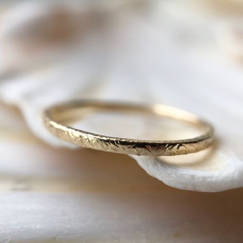 One of this years best sellers in my #etsy shop: Recycled Gold Textured Slim Ring - 9ct solid gold extra fine stacker ring or alternative wedding band https://etsy.me/43VF15F #delicateweddingband #minimalist #recycledgold #solidgoldring #slimgoldring #weddingring Recycled Gold Ring, Delicate Wedding Band, Scrap Gold, Alternative Wedding Bands, Slim Ring, Beautiful Wedding Bands, Stacker Rings, Solid Gold Band, Solid Gold Rings