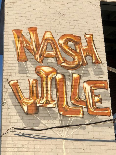 Nashville Murals: the Best Photo Spots in Nashville – Sightseeing Señorita Nashville Sightseeing, I Believe In Nashville, Five Daughters Bakery, Nashville Murals, Nashville Restaurants, Apartment Decorating Living, East Nashville, Nashville Trip, Senior Trip