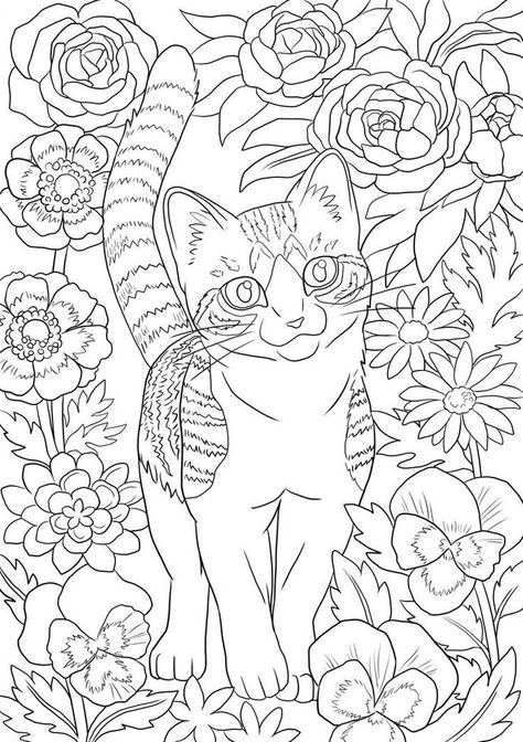 https://www.facebook.com/obsonnobikel/ Background Coloring Pages, Cat Coloring, Coloring Pages Inspirational, Love Coloring Pages, Barbie Coloring Pages, Adult Coloring Designs, Pattern Coloring Pages, Detailed Coloring Pages, Free Adult Coloring Pages