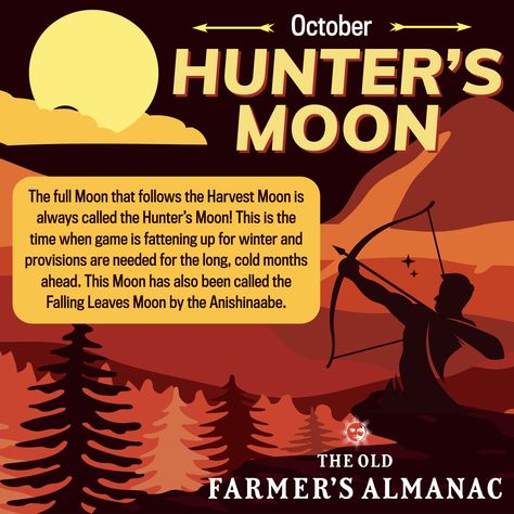 Hunters Moon, Full Moon In Aries, Moon Date, Moon Meaning, Moon Names, Cold Moon, Next Full Moon, Moon Full, Farmers Almanac