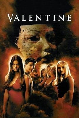 Valentine (2001) 2001 Movie Poster, Valentines Movies, Film Thriller, Jessica Capshaw, Slasher Movies, Katherine Heigl, David Boreanaz, رعب نفسي, Tv Program