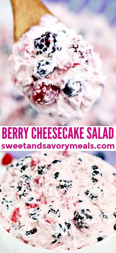 Dollar Tree Farmhouse Diy, Berry Cheesecake Salad, Home Decor Dollar Tree, Farmhouse Diy Decor, Dollar Tree Home Decor, Cheesecake Salad, Dollar Tree Farmhouse, Cheesecake Pudding, Creamy Dressing