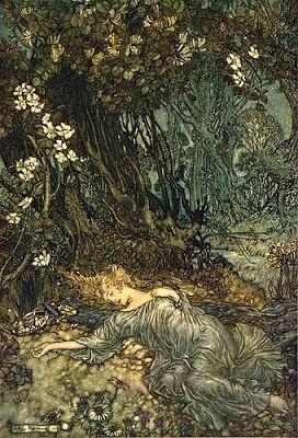 Edmund Dulac, Victorian Age, Arthur Rackham, Midsummer Night's Dream, Fairytale Illustration, Midsummer Nights Dream, Fairytale Art, Art Et Illustration, Wow Art