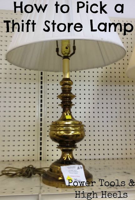 How to Pick a Thrift Store Lamp & Tips on how to Repaint them Lamp Riser Ideas, Make A Lamp Out Of Anything, Thrifted Lamps, Refurbished Lamps, Thrift Store Lamp Makeover, Thrift Store Diy, Diy Outdoor Lighting, Thrift Store Shopping, Lamp Makeover