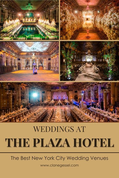 The The Plaza Hotel Wedding NY - The Best New York City Wedding Venues Best places to get married in new york ciy, how and where to have a plaza wedding, The Plaza NY The Plaza Wedding, Plaza Hotel Wedding, Plaza Wedding, City Wedding Venues, The Plaza Hotel, New York City Wedding, Plaza Hotel, Ny Wedding, The Plaza