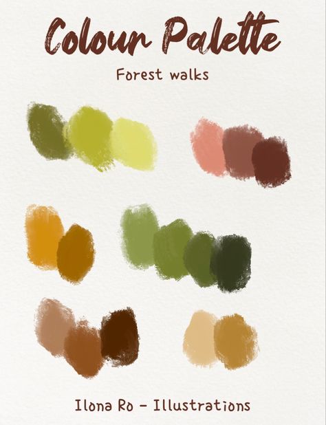 Forest Walks, Green Grunge, Forest Walk, Design Illustration Art, Forest Core, Aesthetic Fall, Color Psychology, Illustration Artists, Art Tips