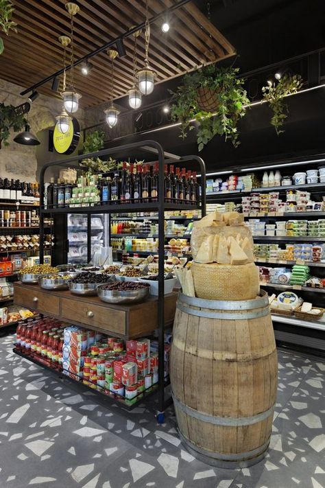 » Boutique deli design By Dana shaked Deli Shop Design, Deli Design, Rak Display, Grain Store, Deli Shop, Cheese And Wine, Market Store, Grocery Store Design, Retail Store Interior Design