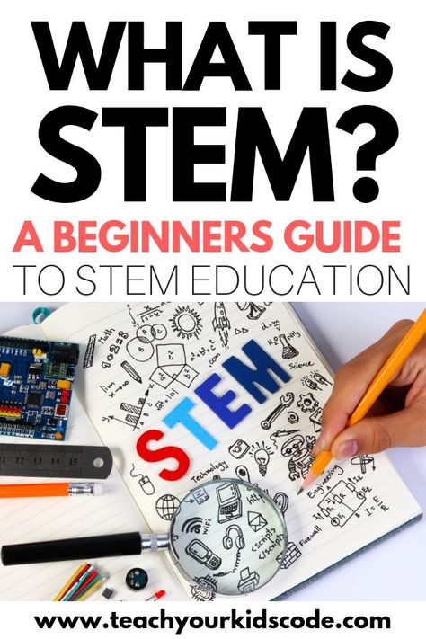 What is STEM? This is your ultimate guide to STEM education. We'll review what STEM means and how you can use STEM activities to teach kids critical thinking skills across the curriculum. Packed with ideas for a super fun STEM classroom. Learn why a foundation in STEM education is essential for teaching kids in today's classroom #STEM #education #STEMactivities Kids Critical Thinking, What Is Stem, Stem Books, Stem Curriculum, Stem Resources, Stem Elementary, Teaching Stem, Steam Projects, Stem Classroom