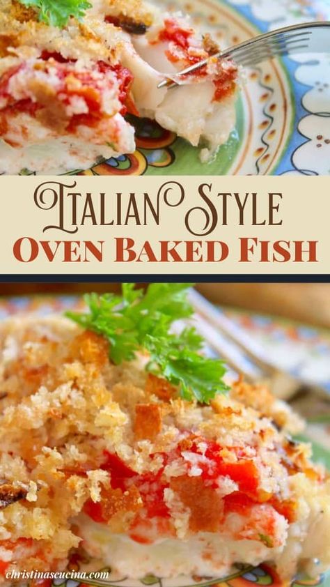 Italian Baked Fish Recipes, Flounder Recipes With Tomatoes, Italian Style Fish Recipes, Fish Parmesan Oven Baked, Fish And Tomatoes, Best Haddock Fish Recipes, Baked Fish With Tomatoes, Fish With Tomatoes Recipes, Italian Cod Fish Recipes