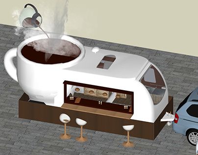 Kiosk Design Ideas, Food Kiosk Design Ideas, Coffee Kiosk Design, Kiosk Design Ideas Architecture, Coffee Kiosk, Conceptual Model Architecture, Masala Tea, Food Kiosk, Coffee Shop Bar