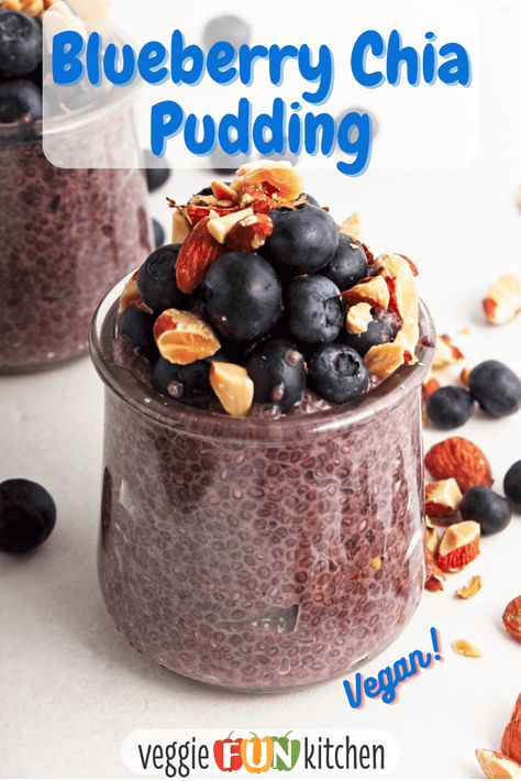 Blueberry Chia Seed Jam, Blueberry Chia Pudding, Pumpkin Chia Pudding, Blueberry Pudding, Mango Chia Pudding, Cream Corn Casserole, Vegan Pudding, Vegan Blueberry, A Healthy Breakfast