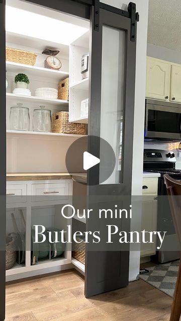 Build Your Own Butlers Pantry, Butlers Pantry Appliance Storage, Micro Butlers Pantry, Micro Pantry, Add Pantry To Kitchen, Mini Butlers Pantry, Pantry Small Space, Mini Pantry, Diy Butlers Pantry