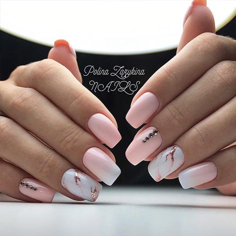 18 Pink and White Nails Designs for a Popular and Classic Mani Look ★ Beautiful Light Pink Nails for Classy Look Picture 5 ★ See more: http://glaminati.com/pink-and-white-nails/ #pinkwhitenails #pinknails Pink White Nails, Pale Pink Nails, Pink Nail Art Designs, Nails Yellow, Light Pink Nails, Pink Nail Art, Classic Nails, White Nail Designs, Pink Nail Designs